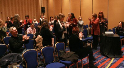 AWP 2011 Mezzo Cammin Women Poets Standing