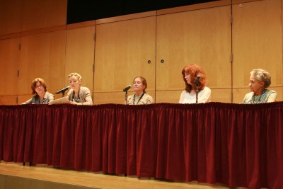 Annabelle Moseley reads at the Mezzo Cammin Fifth Anniversary Panel at West Chester University Poetry Conference