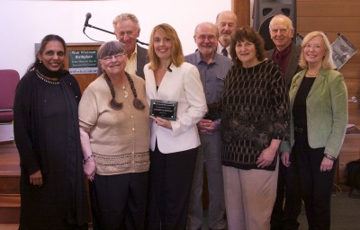 Annabelle Moseley receives the 2014 Long Island Poet of the Year Award